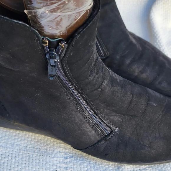 Munro double zip moto ankle boots 10 - Picture 3 of 15